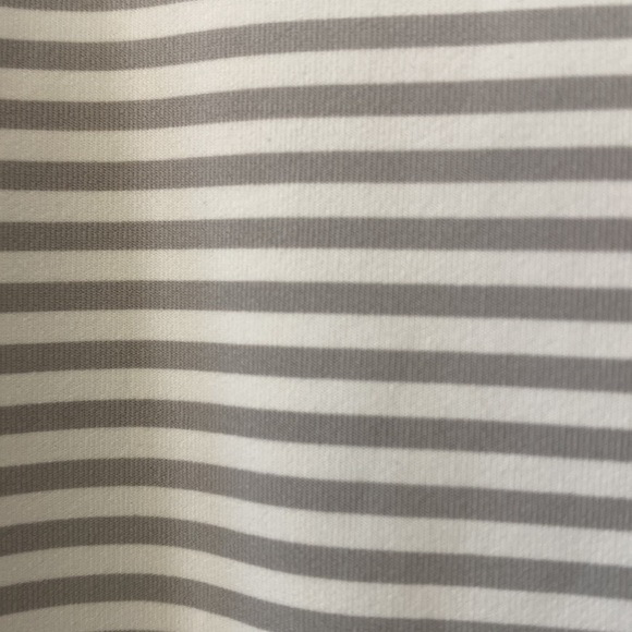 Nip Tuck Sorrento Stripe Joanne One-Piece Swim Suit Silver-Grey & White size 10 - Picture 7 of 16